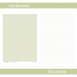 Pastellgrün gestreift - Designpapier